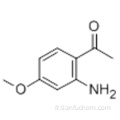 Ethanone, 1- (2-amino-4-méthoxyphényl) - CAS 42465-53-2